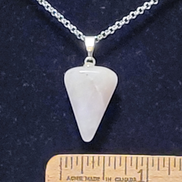 Rose Quartz Choker Necklace - Picture 7 of 13